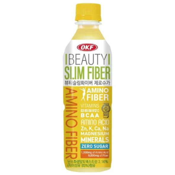 OKF Beauty Slim Fiber Zero Sugar Amino Drink Pack of 20 (500ml x 20bottles) Korean Drink- Korean Beverage