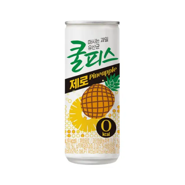 Dongwon Coolpis Zero Pineapple Drink 230ml | Korean Yogurt Pineapple Beverage