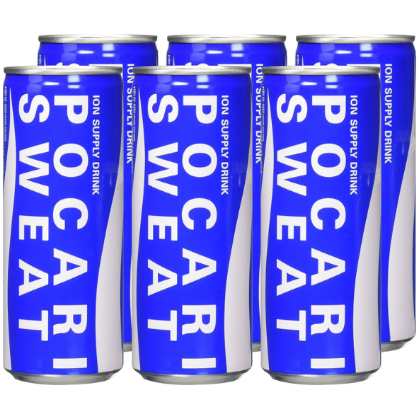 Pocari Sweat Ion Supply Drink Pack of 6 (240ml X 6cans) – Electrolyte Beverage